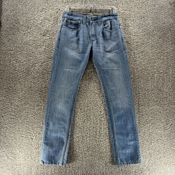Vintage Levis Jeans Mens 31x32 Blue Denim Pants 511 Skinny Light Wash Y2K Adult - Picture 1 of 10